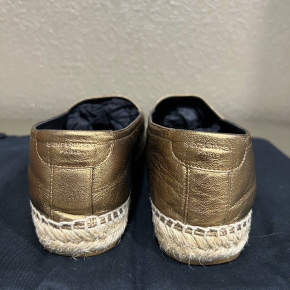 Yves Saint Lauren metallic Espadrilles - Picture 3 of 5